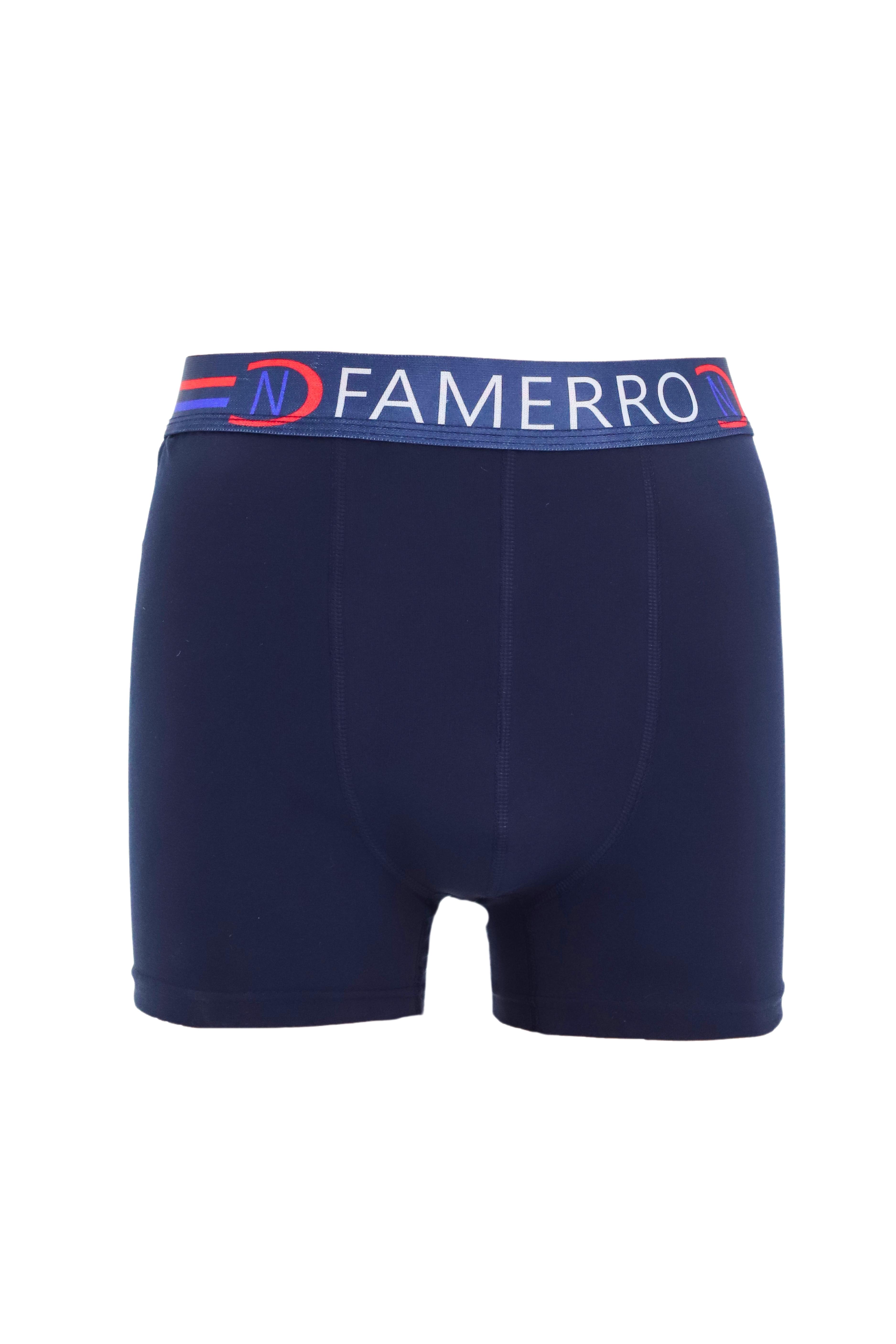 Lacivert modal kumaş kaliteli esnek erkek boxer